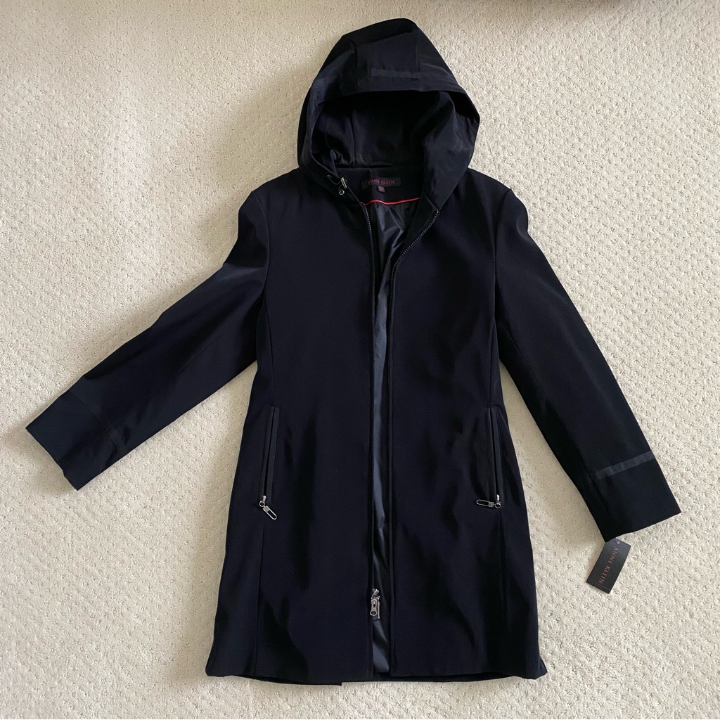 Anne Klein Long Water Resistant Coat